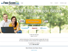 Tablet Screenshot of myfreescorenow.com